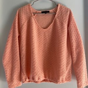 Pink Textured Sweater